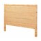 Bali & Pari Adelyn Modern Bohemian Natural Brown Rattan and Mahogany Wood King Size Headboard 235-13174-ZORO - alternate 1